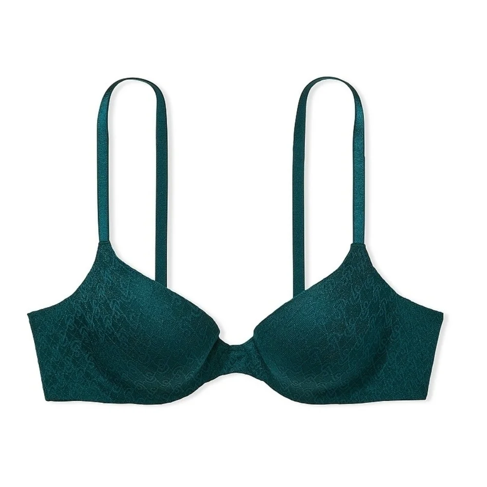 VICTORIA SECRET VERY SEXY ICON DEMI BRA•36C•DEEPEST GREEN